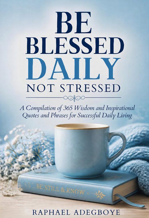 Cover of Be Blessed Daily Not Stressed